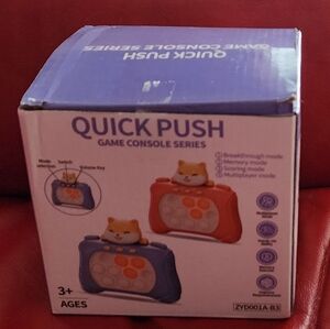Bennol Quick Push Game Console Series 2 Pack NEW In Box BENIFITS CHARITY